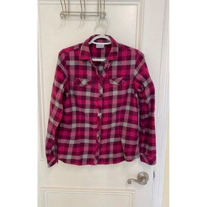 Columbia flannel button down shirt-Med